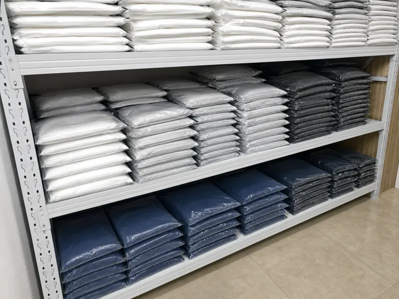 Clean presentation of organized packed XY000606 color orders